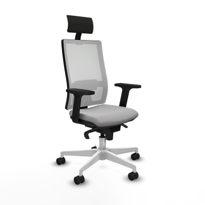 Chaise de Bureau Piqueras y Crespo 2D026N1 Gris clair