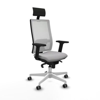 Chaise de Bureau Piqueras y Crespo 2D026G1 Gris clair