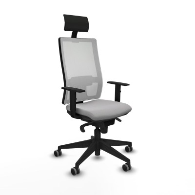 Chaise de Bureau Piqueras y Crespo 1D066G1 Gris clair