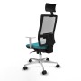 Chaise de Bureau Piqueras y Crespo 4B086N1 Turquoise