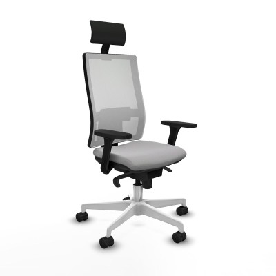 Chaise de Bureau Piqueras y Crespo 3D026N1 Gris clair