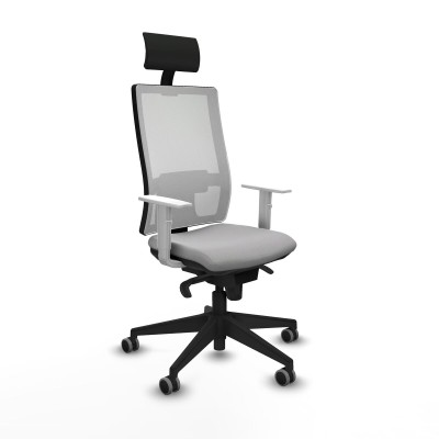 Chaise de Bureau Piqueras y Crespo 4B066G1 Gris clair