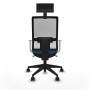 Office Chair Piqueras y Crespo 4B066N1 Petroleum green
