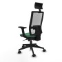 Chaise de Bureau Piqueras y Crespo 2D066N1 Vert émeraude