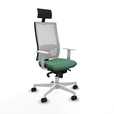 Chaise de Bureau Piqueras y Crespo 4B026N1 Vert émeraude