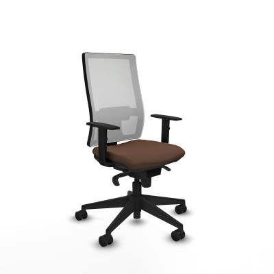 Chaise de Bureau Piqueras y Crespo 1D066N0 Brun foncé
