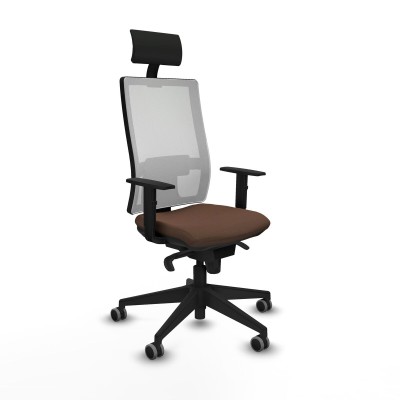 Chaise de Bureau Piqueras y Crespo 1D066G1 Brun foncé