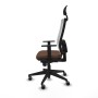 Chaise de Bureau Piqueras y Crespo 1D066G1 Brun foncé