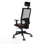 Chaise de Bureau Piqueras y Crespo 1D066G1 Brun foncé