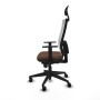Chaise de Bureau Piqueras y Crespo 1D066N1 Brun foncé