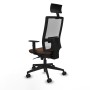 Chaise de Bureau Piqueras y Crespo 1D066N1 Brun foncé