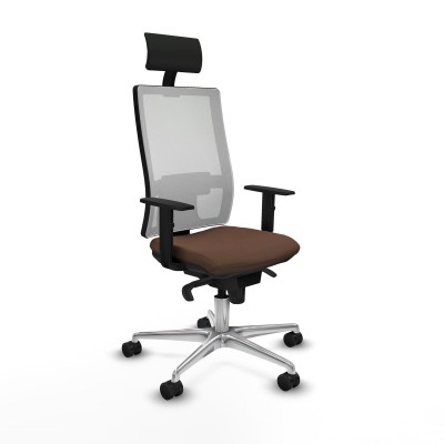 Chaise de Bureau Piqueras y Crespo 1D086N1 Brun foncé