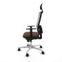 Chaise de Bureau Piqueras y Crespo 1D086N1 Brun foncé