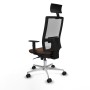 Chaise de Bureau Piqueras y Crespo 1D086N1 Brun foncé