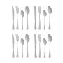 Ensemble de Couverts Argenté Acier inoxydable (6 Unités)