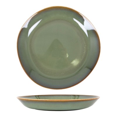 Deep Plate Duomo Green Ø 23 cm (6 Units)