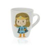 Tasse en Céramique Versa Super Mamá Grès (8,5 x 10 x 8,5 cm)