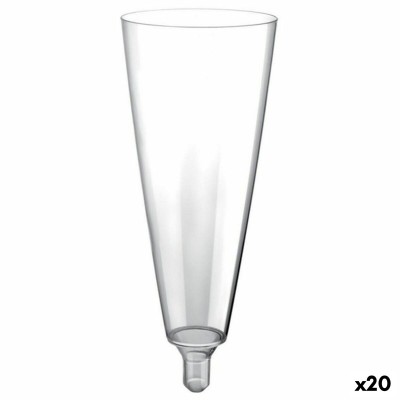 Set of cups Viejo Valle Flute maxi 160 ml 0,16 l Champagne 20 Pieces (20 Units)