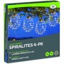 Décoration lumineuse Smart Garden Spiralight Gris 4 Unités