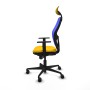 Office Chair with Headrest Piqueras y Crespo 1D036N1 Yellow