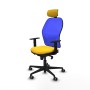 Office Chair with Headrest Piqueras y Crespo 1D036G2 Yellow