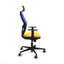 Office Chair with Headrest Piqueras y Crespo 1D036G2 Yellow