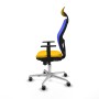 Office Chair with Headrest Piqueras y Crespo 1D086G1 Yellow