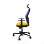 Office Chair with Headrest Piqueras y Crespo 1D036N2 Yellow