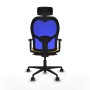 Office Chair with Headrest Piqueras y Crespo 1D036N2 Yellow