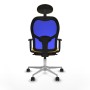 Office Chair with Headrest Piqueras y Crespo 1D086N1 Yellow