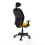 Office Chair with Headrest Piqueras y Crespo 1D10RF1 Yellow