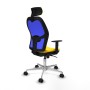Chaise de Bureau avec Appui-tête Piqueras y Crespo 1D086N2 Jaune