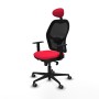 Office Chair with Headrest Piqueras y Crespo 1D036G1 Red