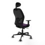 Office Chair with Headrest Piqueras y Crespo 1D036G1 Purple