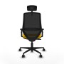 Office Chair with Headrest Piqueras y Crespo D036N2W Yellow