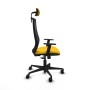 Office Chair with Headrest Piqueras y Crespo D036N2W Yellow
