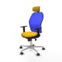 Chaise de Bureau avec Appui-tête Piqueras y Crespo 1D086G2 Jaune