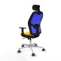 Chaise de Bureau avec Appui-tête Piqueras y Crespo 1D086G2 Jaune