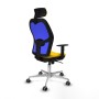 Chaise de Bureau avec Appui-tête Piqueras y Crespo 1D086G2 Jaune
