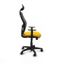 Office Chair with Headrest Piqueras y Crespo 1D10RN1 Yellow