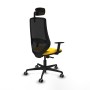 Office Chair with Headrest Piqueras y Crespo D036G2W Yellow