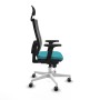 Office Chair with Headrest Piqueras y Crespo 2D026G1 Turquoise