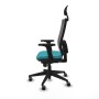 Office Chair with Headrest Piqueras y Crespo 2D066G1 Turquoise