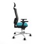 Office Chair with Headrest Piqueras y Crespo 3D086N1 Turquoise
