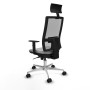 Office Chair with Headrest Piqueras y Crespo 1D086N1 Light grey