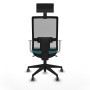 Office Chair with Headrest Piqueras y Crespo 4B066G1 Turquoise