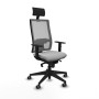 Office Chair with Headrest Piqueras y Crespo 1D066G1 Light grey