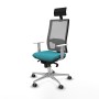 Office Chair with Headrest Piqueras y Crespo 4B086G1 Turquoise
