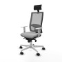 Office Chair with Headrest Piqueras y Crespo 4B026N1 Light grey