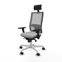Office Chair with Headrest Piqueras y Crespo 3D026N1 Light grey